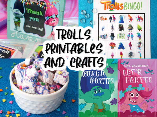 Best Dreamworks Trolls Printables and Crafts