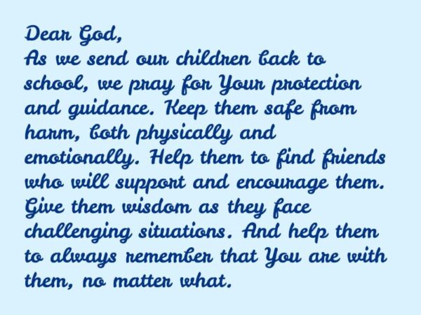 Back to School Prayer: Finding Guidance for the New Year - Mom Junky