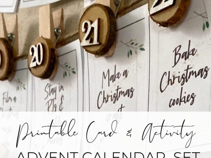 Image for Free Advent Calendar Numbers Printable (+ 72 Activity Cards!)