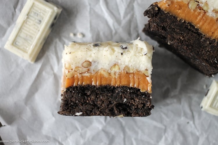 Image for Cookies and Cream Caramel Layer Bars