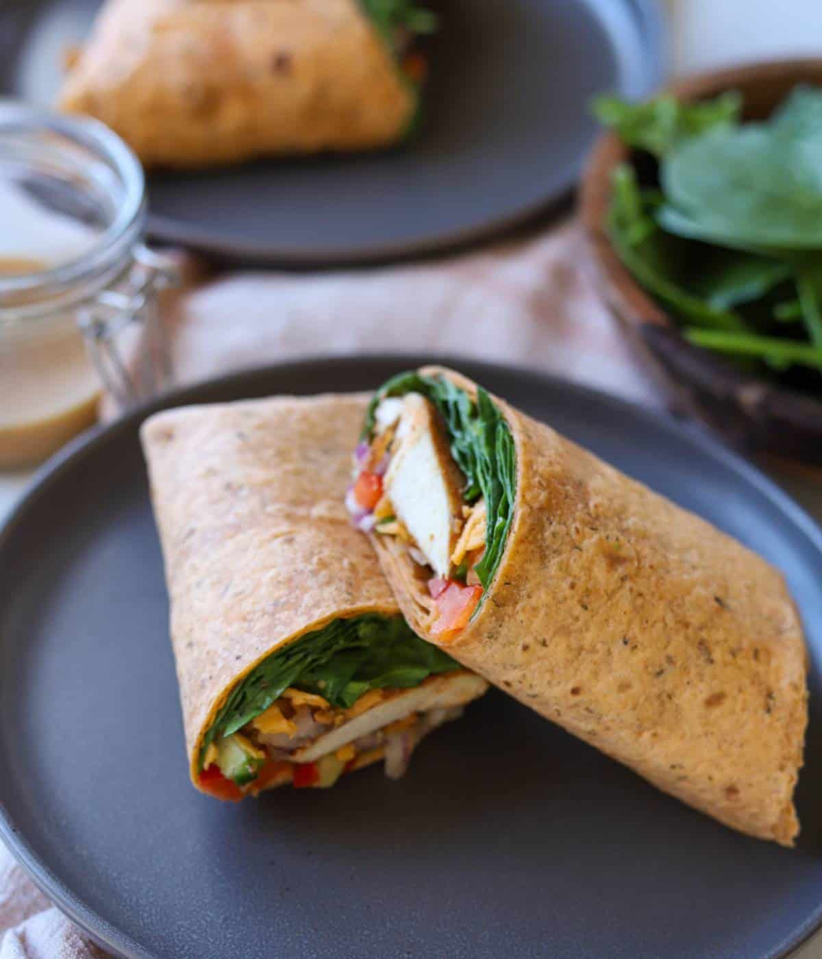 Image for Honey Mustard Chicken Wrap with Spinach