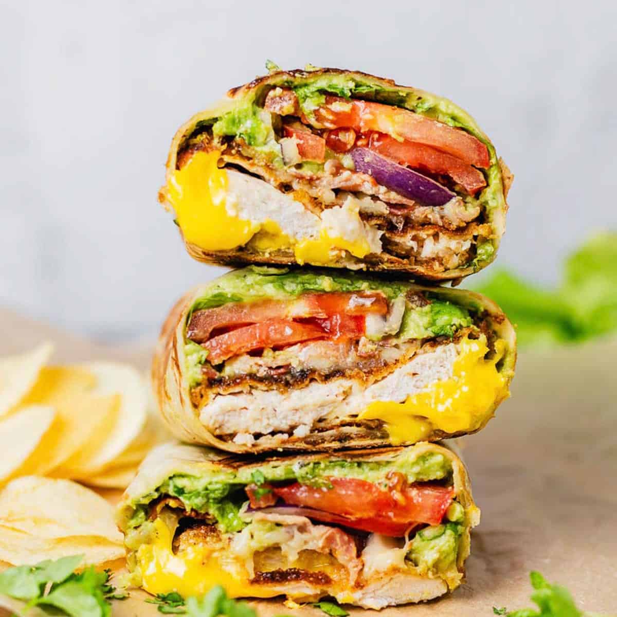 Image for Crispy Chicken Wrap (Step by Step Photos!)