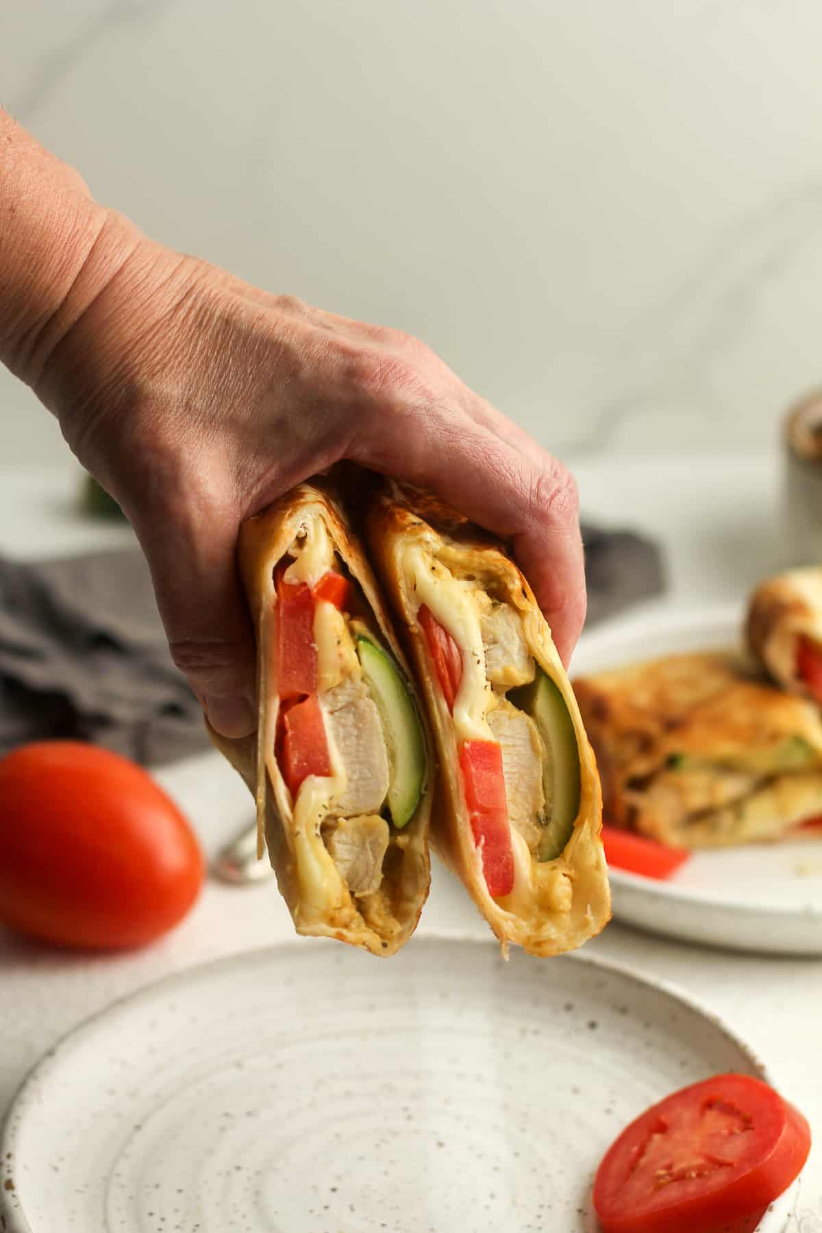 Image for Simple Crispy Chicken Wrap
