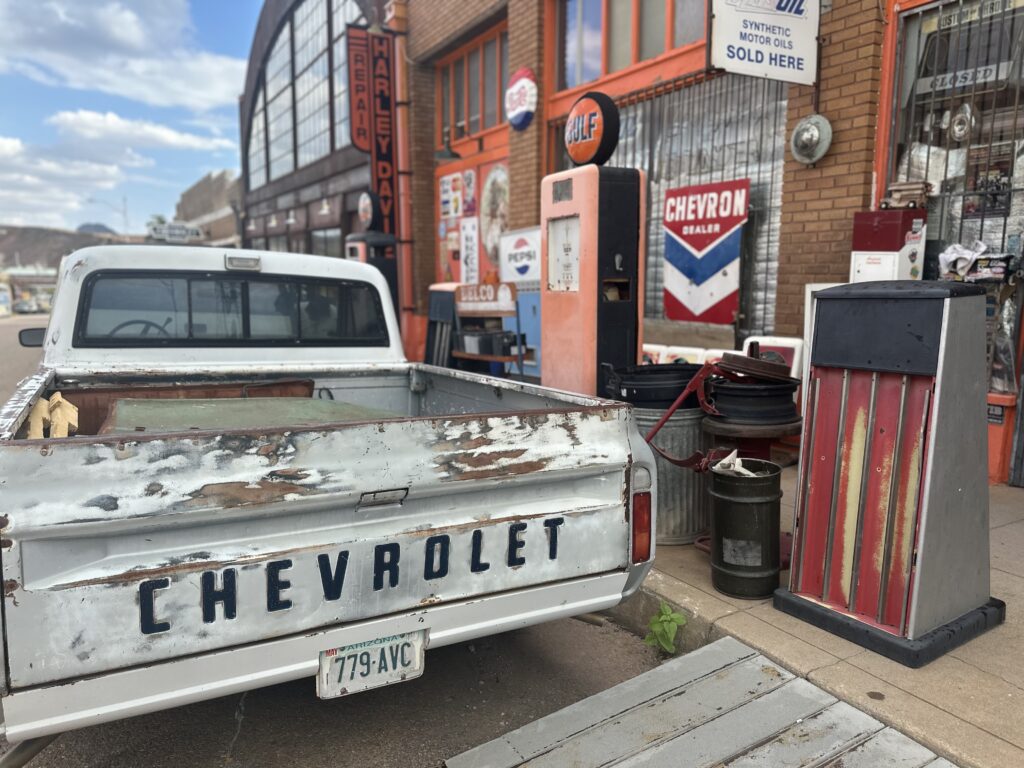 an old Chevrolet in Lowell