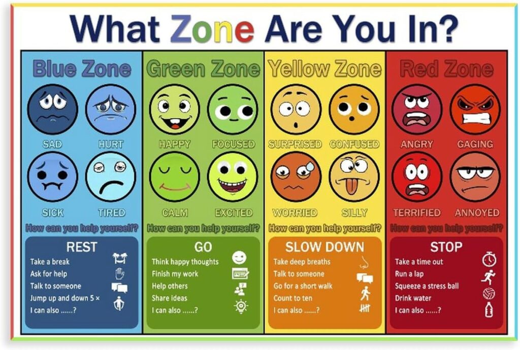 zones for social emotional IEP goals