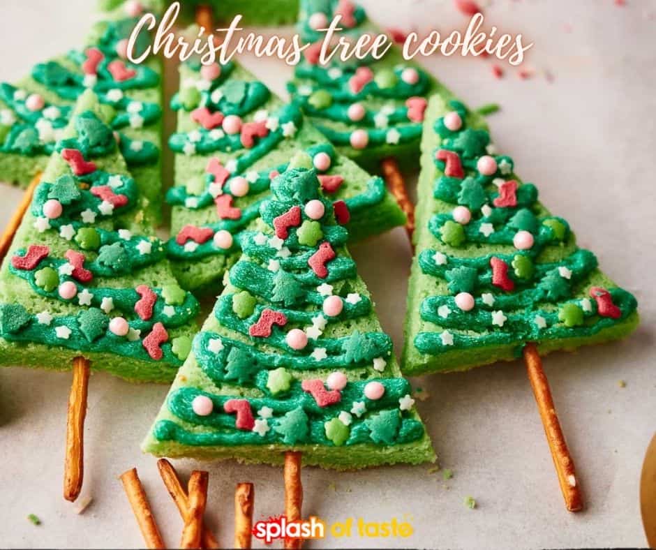 Image for The most adorable Christmas tree sugar cookies!