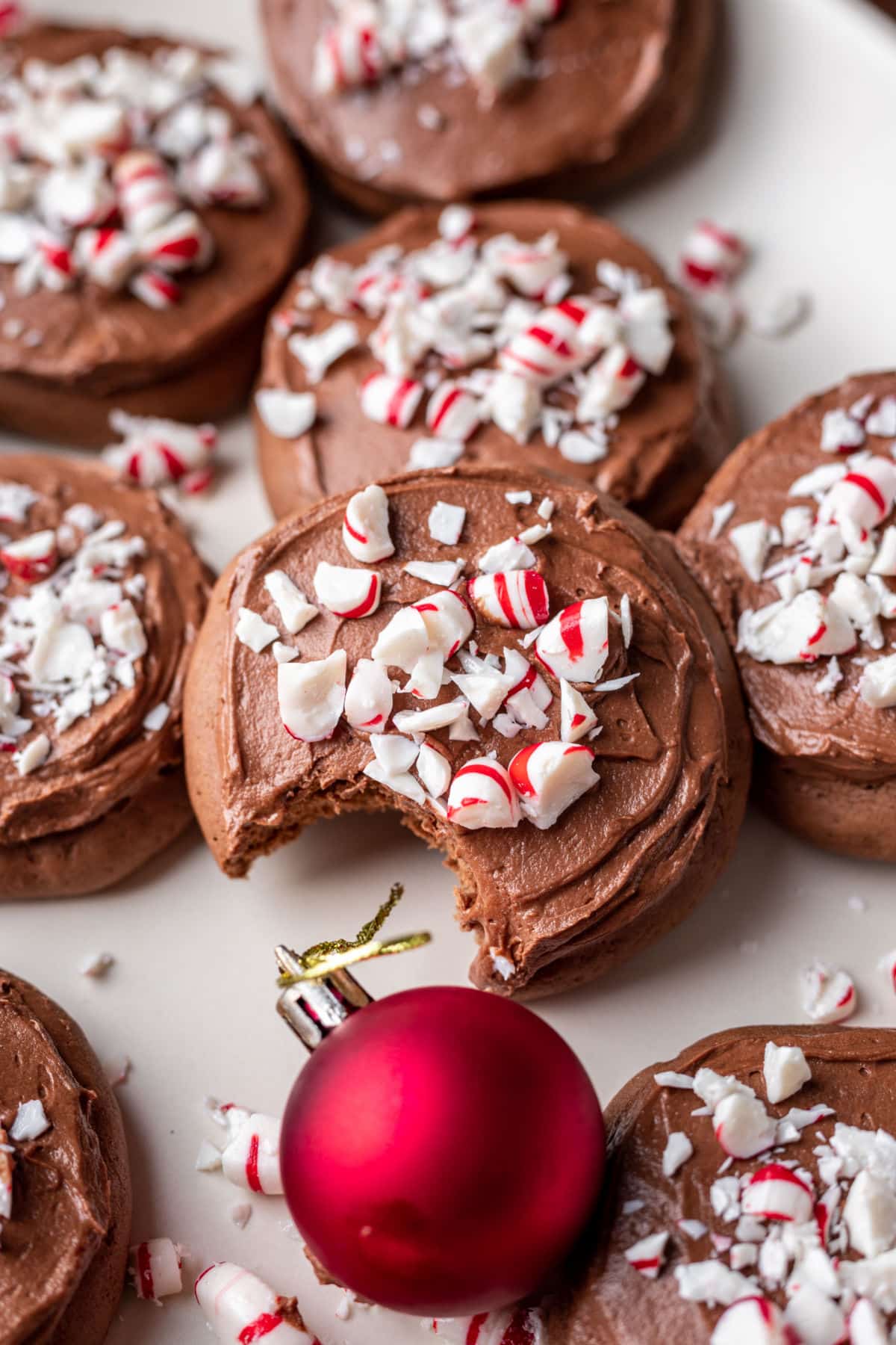 Image for Frosted Chocolate Peppermint Cookies