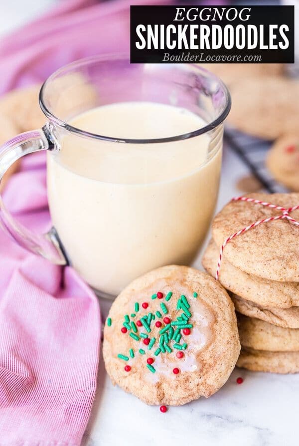 Image for Eggnog Snickerdoodles - a perfect Christmas Cookie recipe