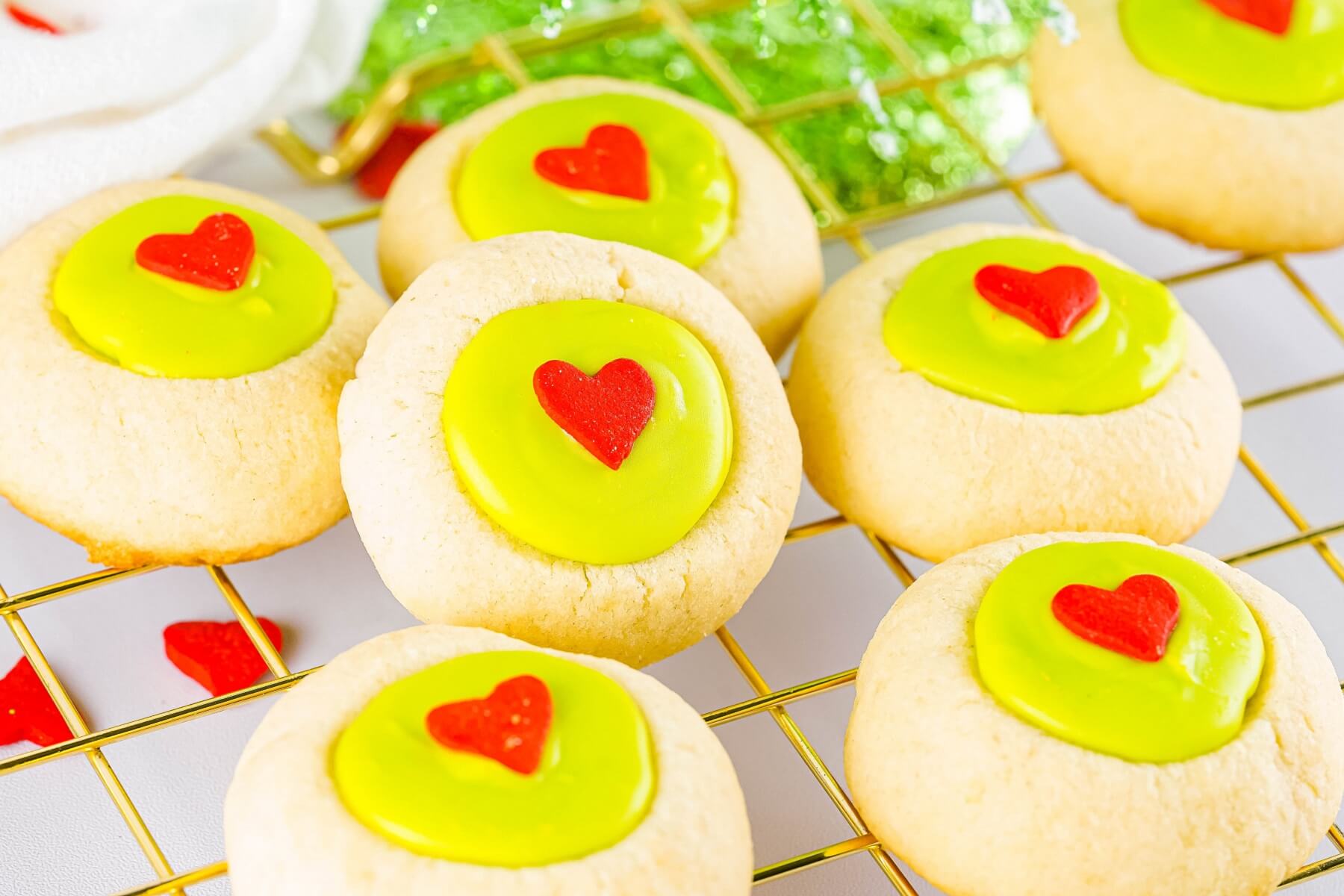 Image for Grinch Cookies with Heart