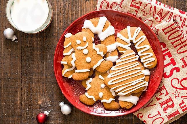Image for Small Batch Gingerbread Cookies with Eggless Royal Icing