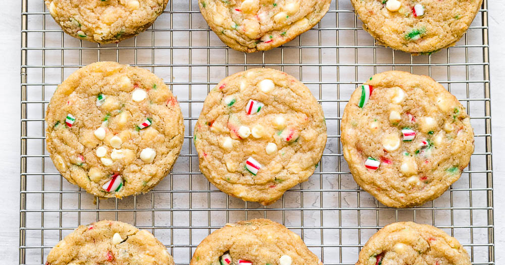 Image for Easy Peppermint White Chocolate Chip Cookie Recipe