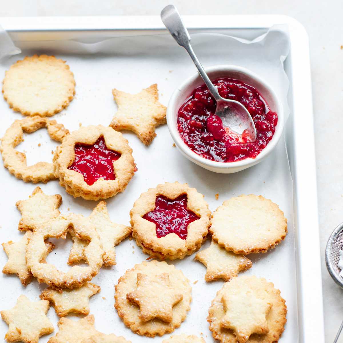 Image for Festive Vegan Linzer Cookies