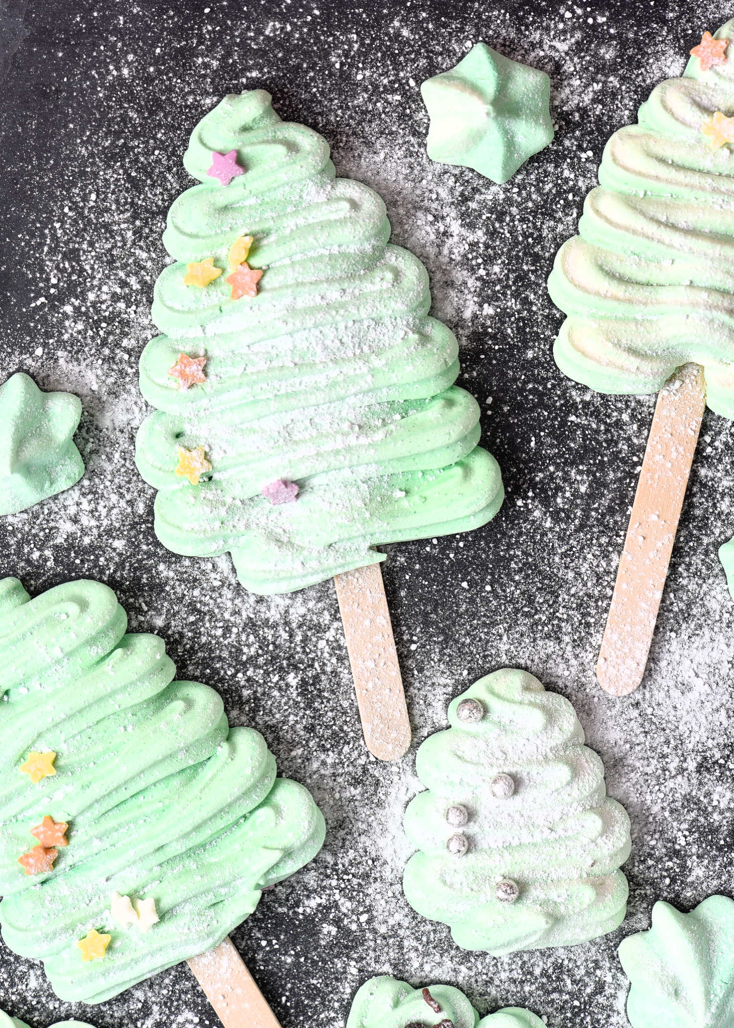Image for Christmas Tree Meringues THE EASY WAY!