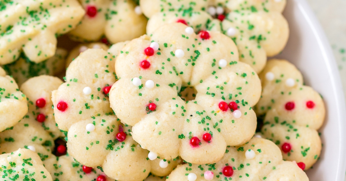 Image for Holiday Butter Spritz Cookies