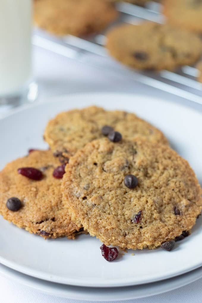 Image for Dark Chocolate Chip Cranberry Cookies