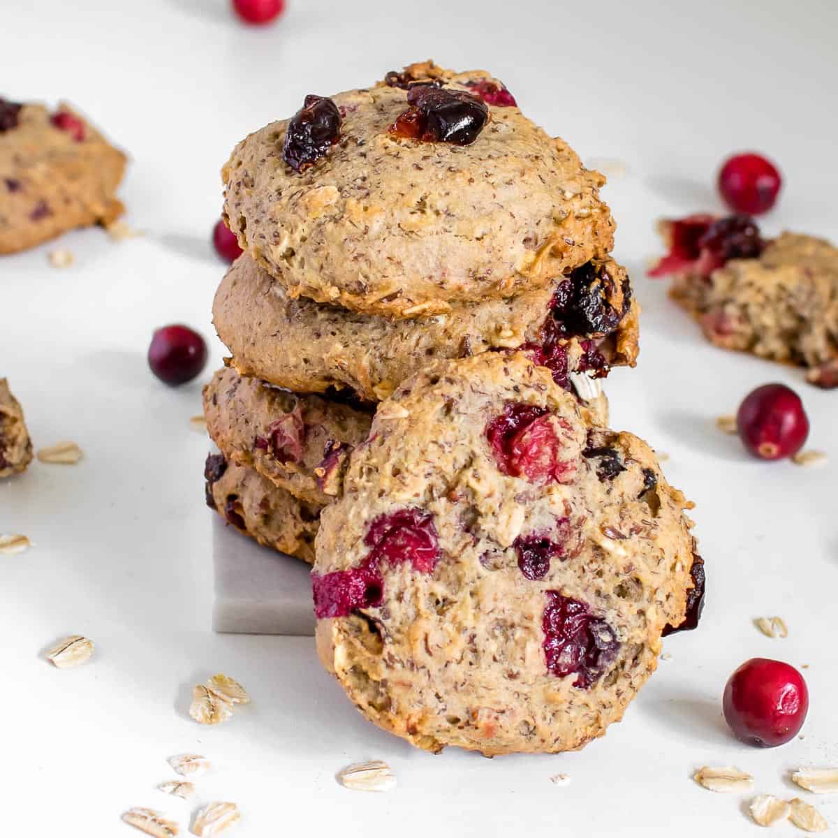 Image for Vegan Oatmeal Cranberry Cookies
