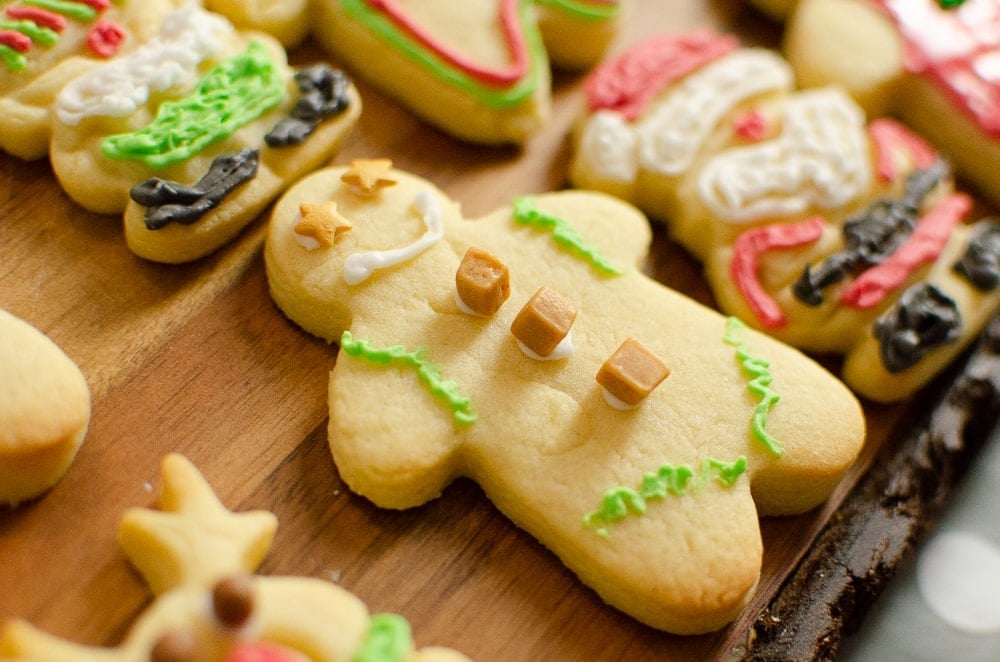 Image for Iced Christmas Biscuits - How to cut out shapes and decorate cookies