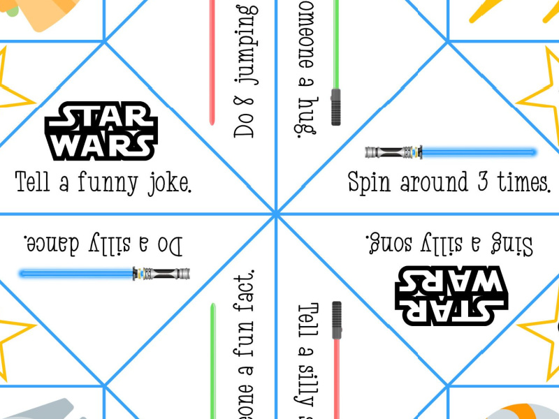 Star Wars Origami Fortune Teller {Printables Included}