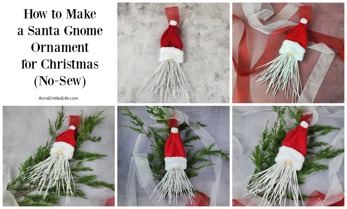 Image for How to Make a Santa Gnome Ornament for Christmas | No-Sew