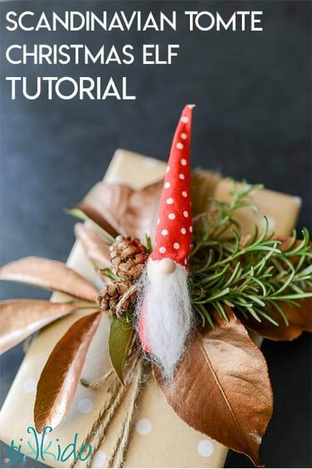Image for Scandinavian Tomte Christmas Elf Ornament Tutorial