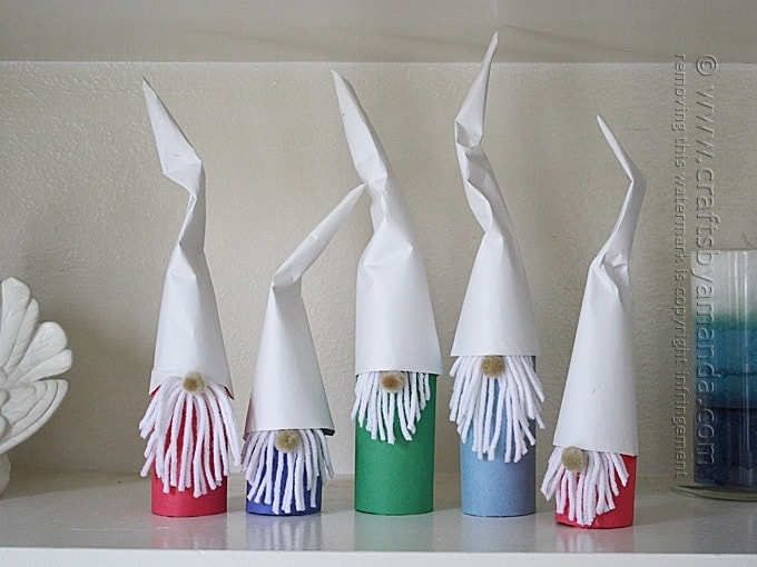 Image for Cardboard Tube Gnomes for Christmas
