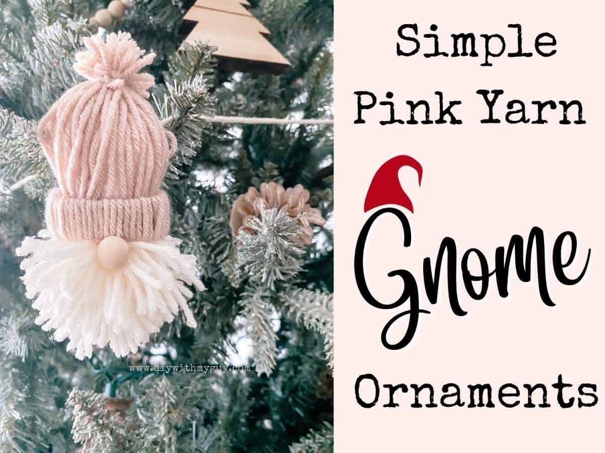 Image for DIY Pink Gnome Ornaments Made From Yarn