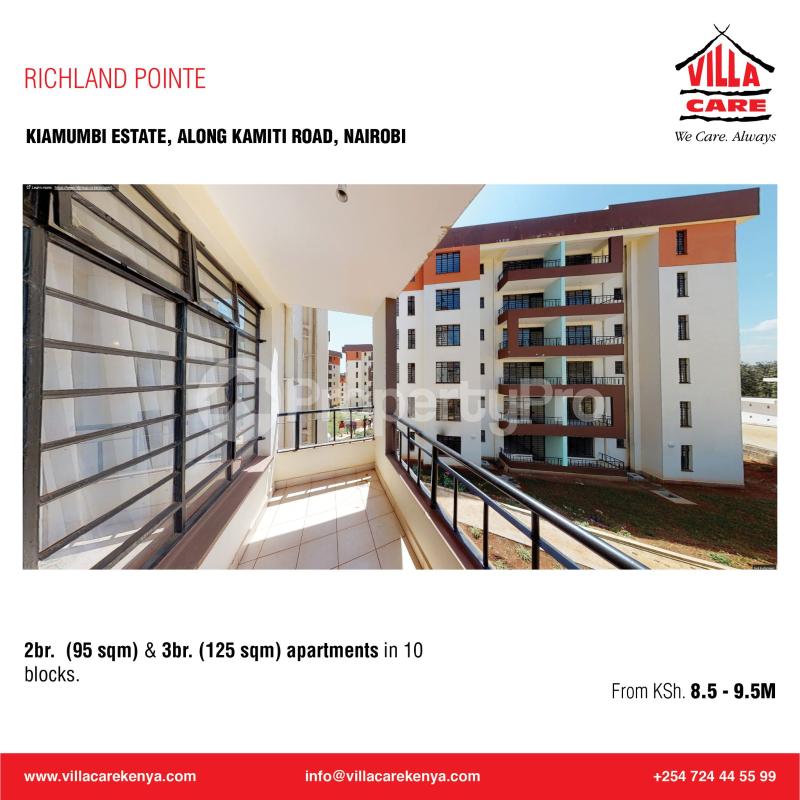 Flat&Apartment for sale  Kiamumbi Estate, along Kamiti Road,  Westlands Nairobi