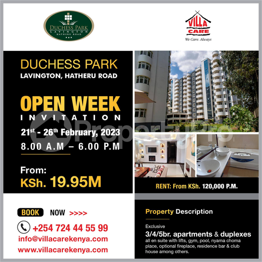 Flat&Apartment for sale Hatheru Road, Lavington Nairobi