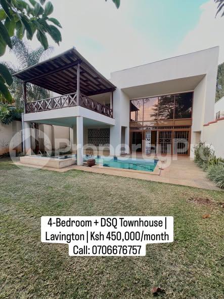 4 bedroom Townhouse for rent Lavington Nairobi