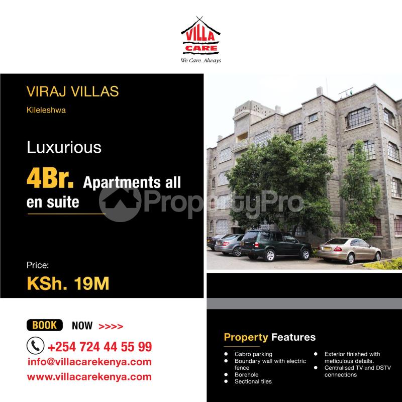 Flat&Apartment for sale Off Likoni Road, Kileleshwa Nairobi
