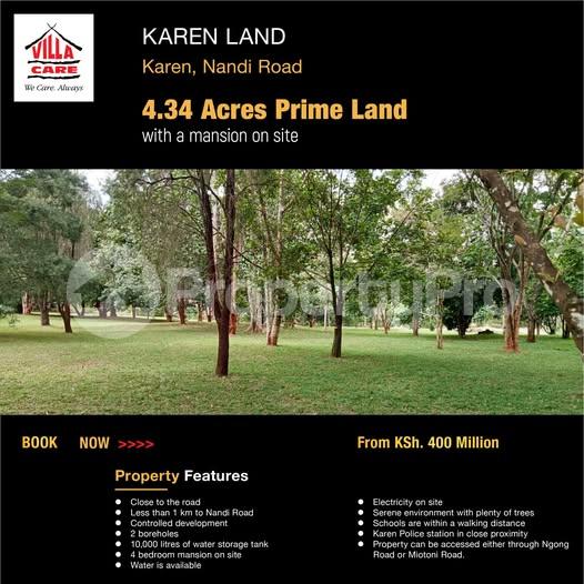 Land for sale Nandi Road, Karen Nairobi
