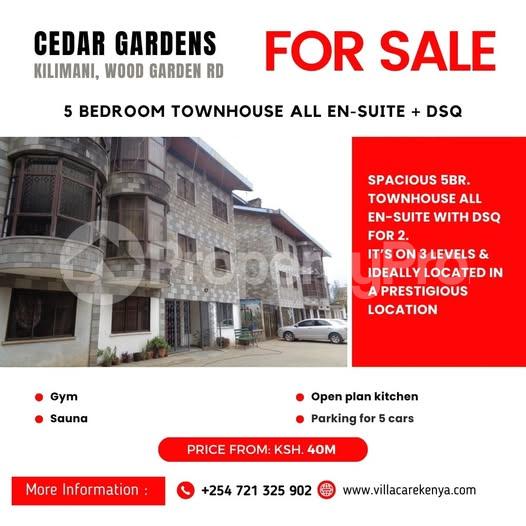 Townhouse for sale Kilimani Nairobi