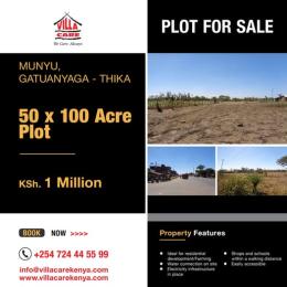 Land for sale Munyu, Gatuanyaga, Kabati Thika
