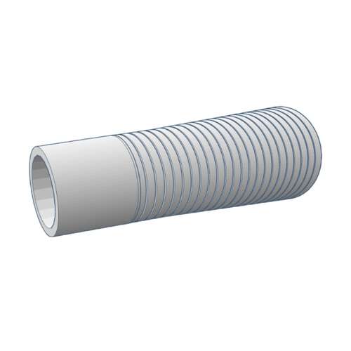 Ribbed Tapered Grip for 1-1/4 Bar, 4-11/16 Long (White)