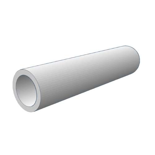 Smooth Straight Round Grip for 1 Bar, 5-1/16 Long (White)