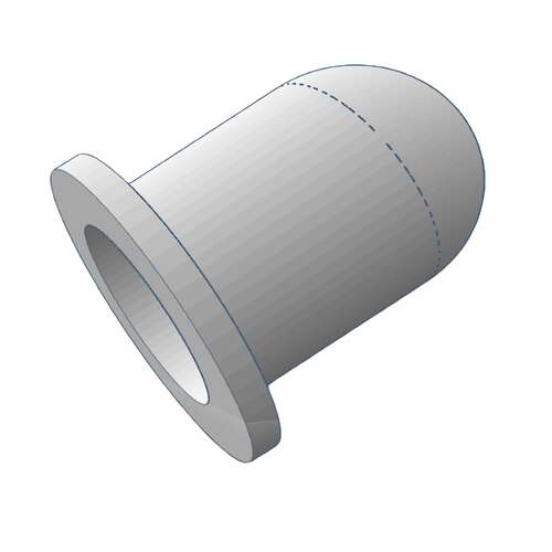 Washer Cap Silicone for 0.472 - 0.106 OD, 0.244 Height