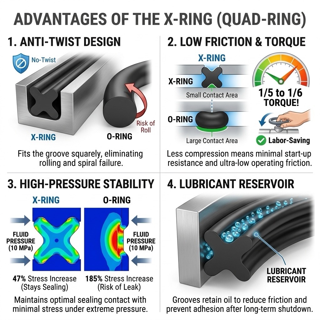 X-ring features