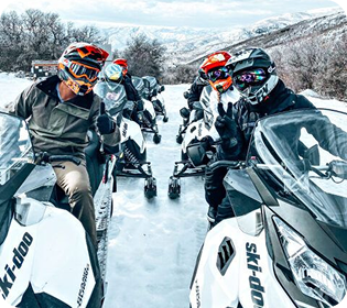 Snowmobiling