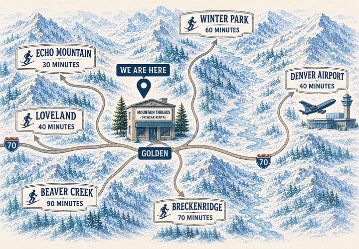 On your way to the mountains