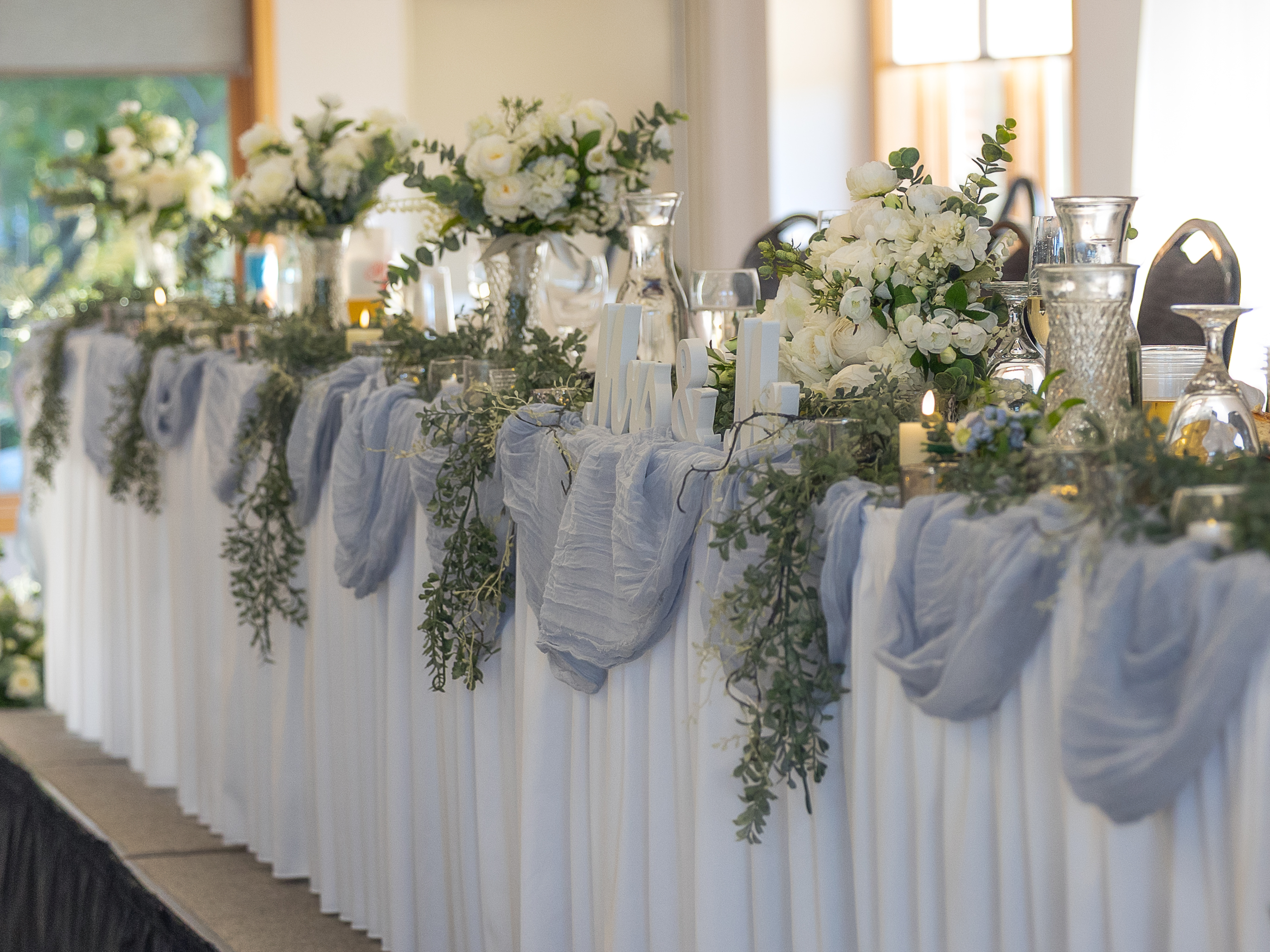 Reception wide view