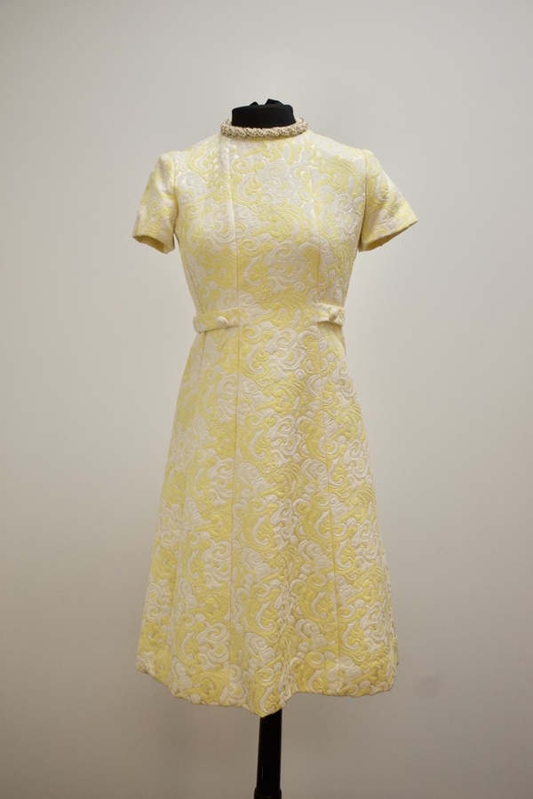 Exquisite Costumes:: Exquisite Costumes:: Rent a Vintage 1960s Yellow  Brocade Cocktail Suit