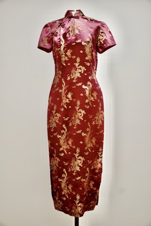 Vintage Chinese Cheongsam Dress