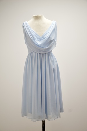 Blue Chiffon Cocktail Dress/Greek Chorus