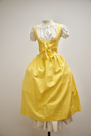 Yellow Floral Bouquet French Provincial Maiden