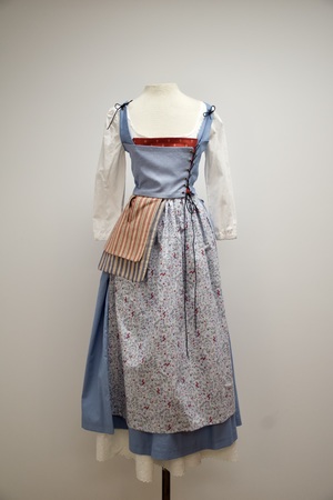 Exquisite Costumes:: Belle Blue Village Dress Rental  Classic & Elegant