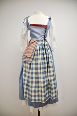 open lace back dress Amazon.com: VEECOOCOS Princess Belle Cosplay Costume Belle Village Dress  Women's Blue Maid Dress-XS : Clothing, Shoes & Jewelry main image 1