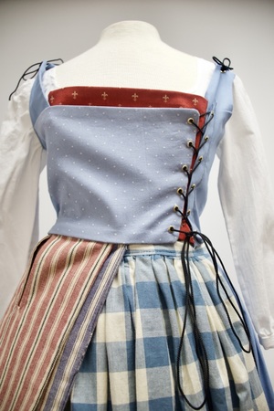 princess polly baby blue dress Exquisite Costumes:: Belle Blue Village Dress Rental – Classic & Elegant