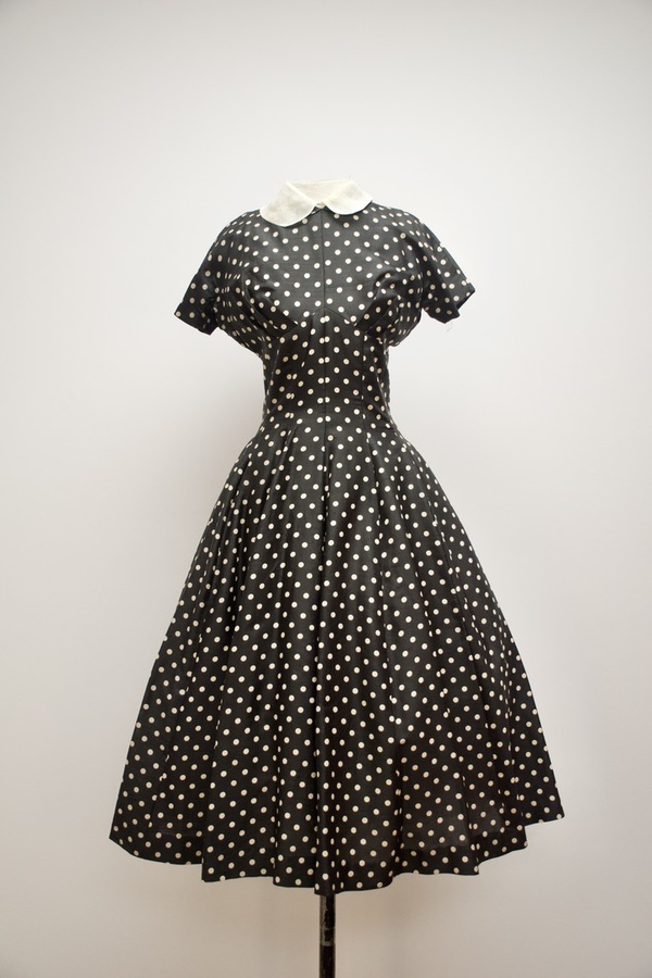princess polly baby blue dress Exquisite Costumes:: Vintage Silk Blue Polka Dot Dress