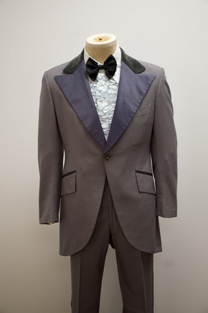 Vintage 1970s Grey Tuxedo