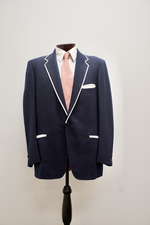 Vintage Navy Blue Blazer
